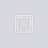 Truchet Square Rim Clay Stencil