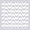 Wavy Lines Full Clay Stencil