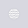 Wavy Lines Circle Clay Stencil