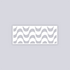 Wavy Lines Rectangle Clay Stencil