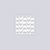 Wavy Lines Square Clay Stencil