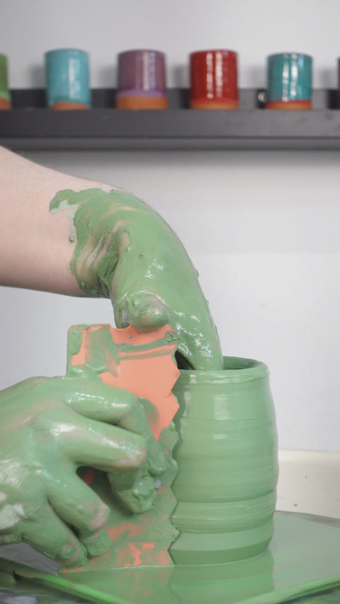 Green Stoneware Clay - 1lb