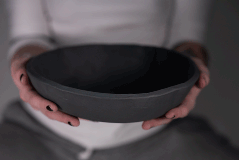 Black Stoneware Clay - 1lb