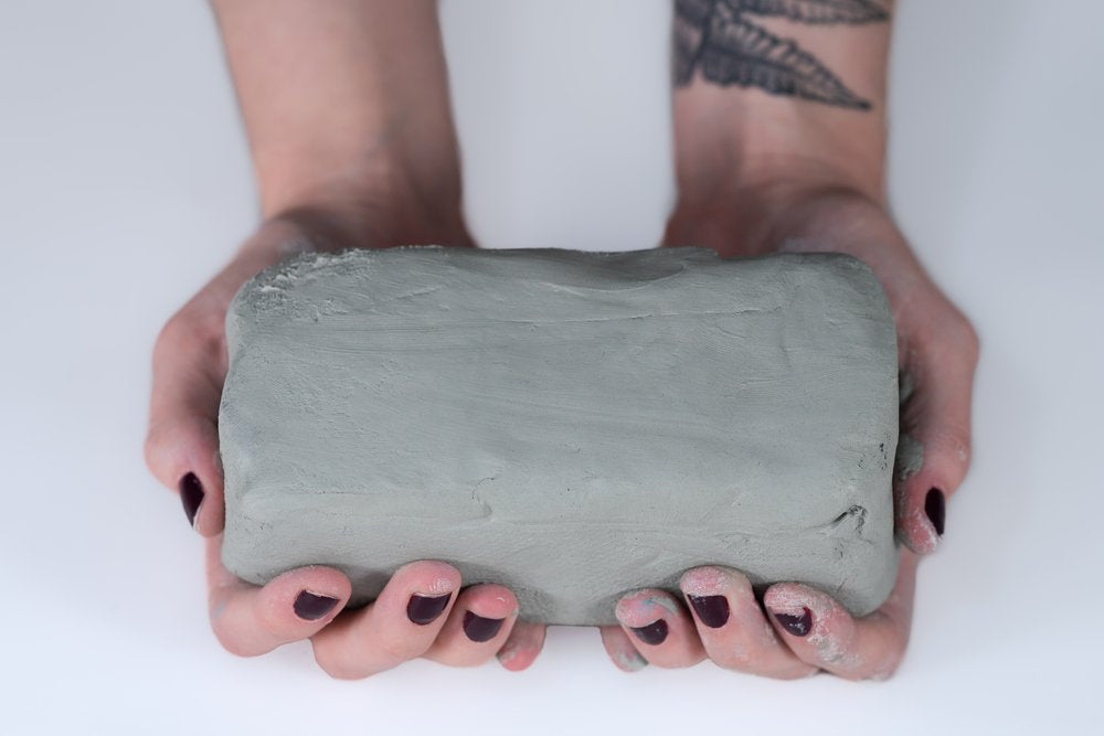 Turquoise Smashed Clay