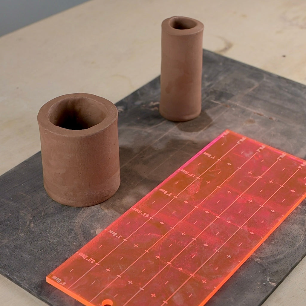 Slab Wall Ruler — Measure & Cut Clay Walls for Handbuilding