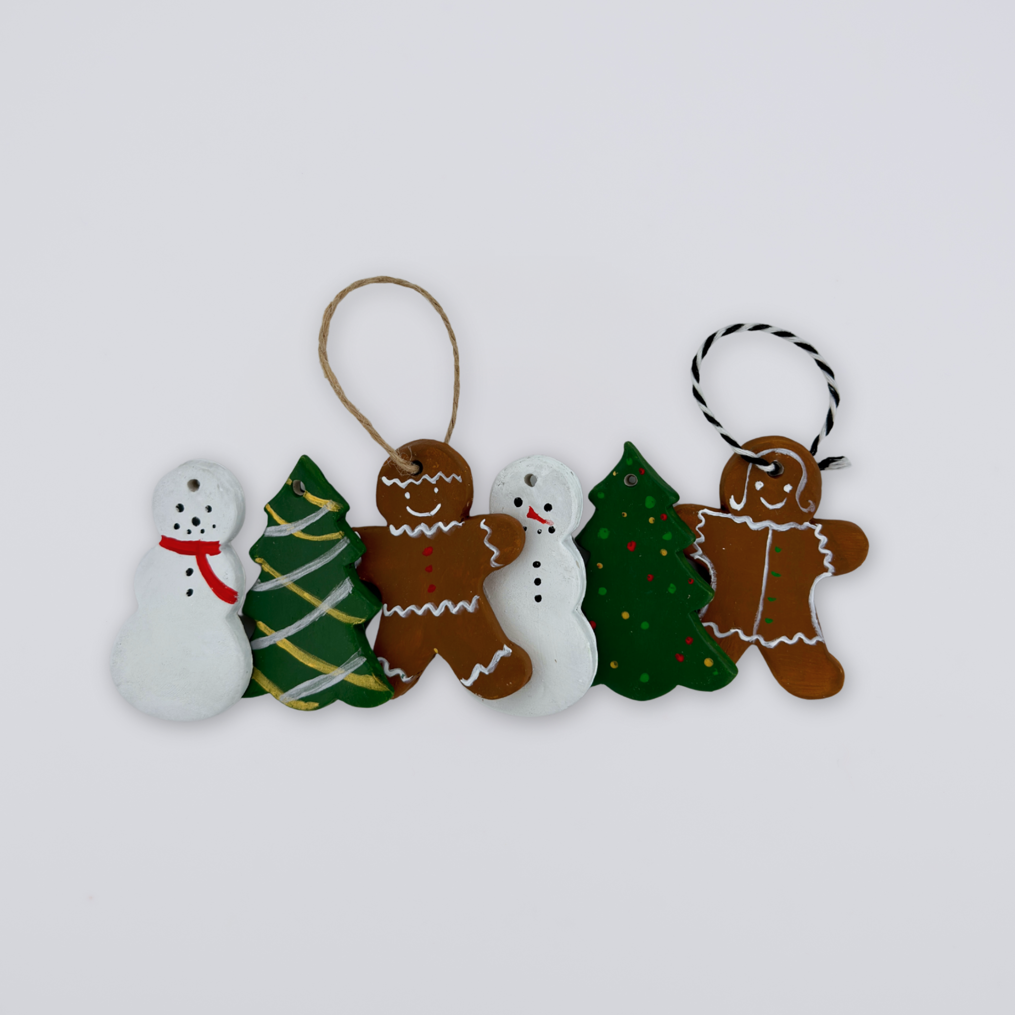 DIY Air-Dry Clay Holiday Ornament Kit