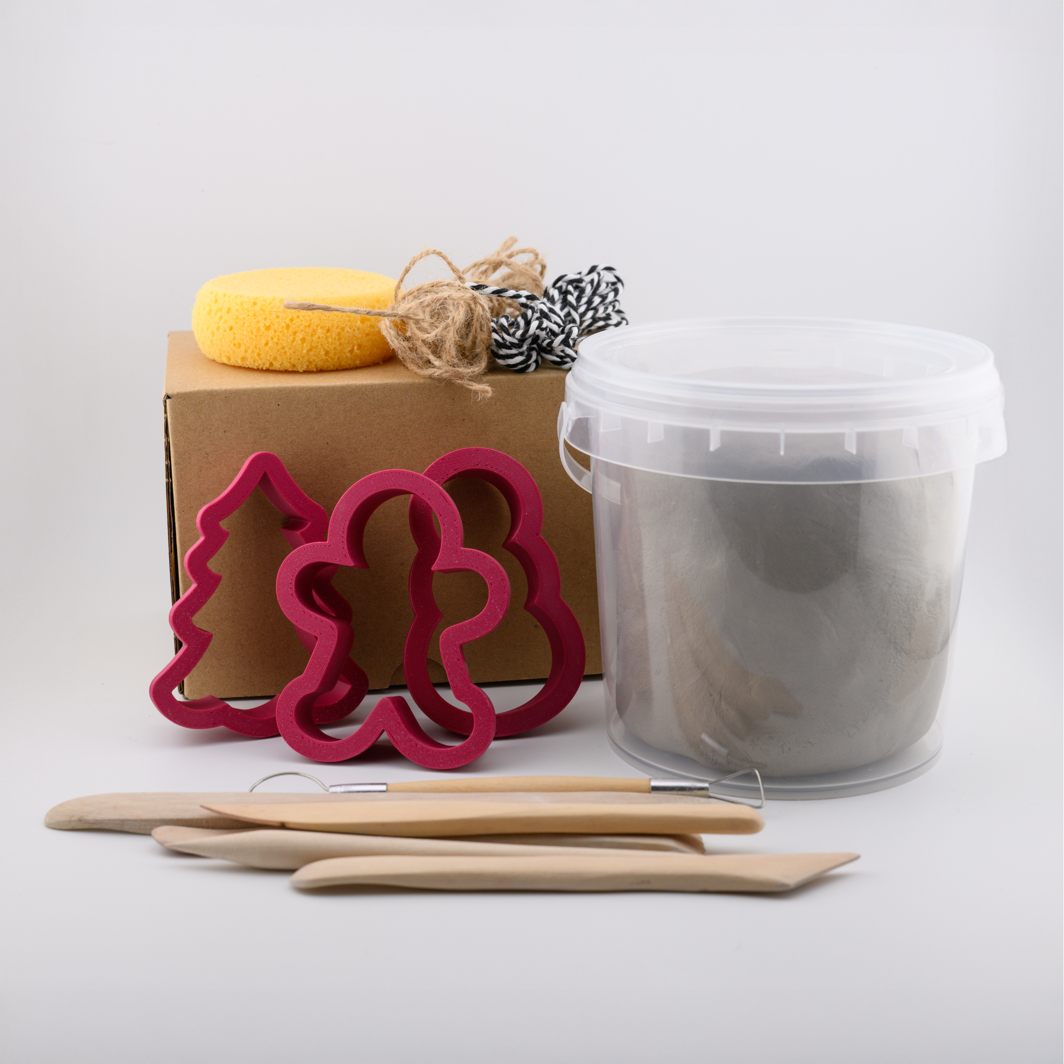 DIY Air-Dry Clay Holiday Ornament Kit – Smashed Clay + Studios