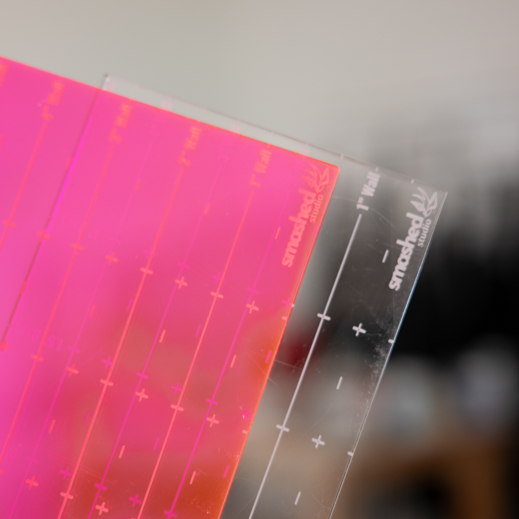 Slab Wall Ruler — Measure & Cut Clay Walls for Handbuilding