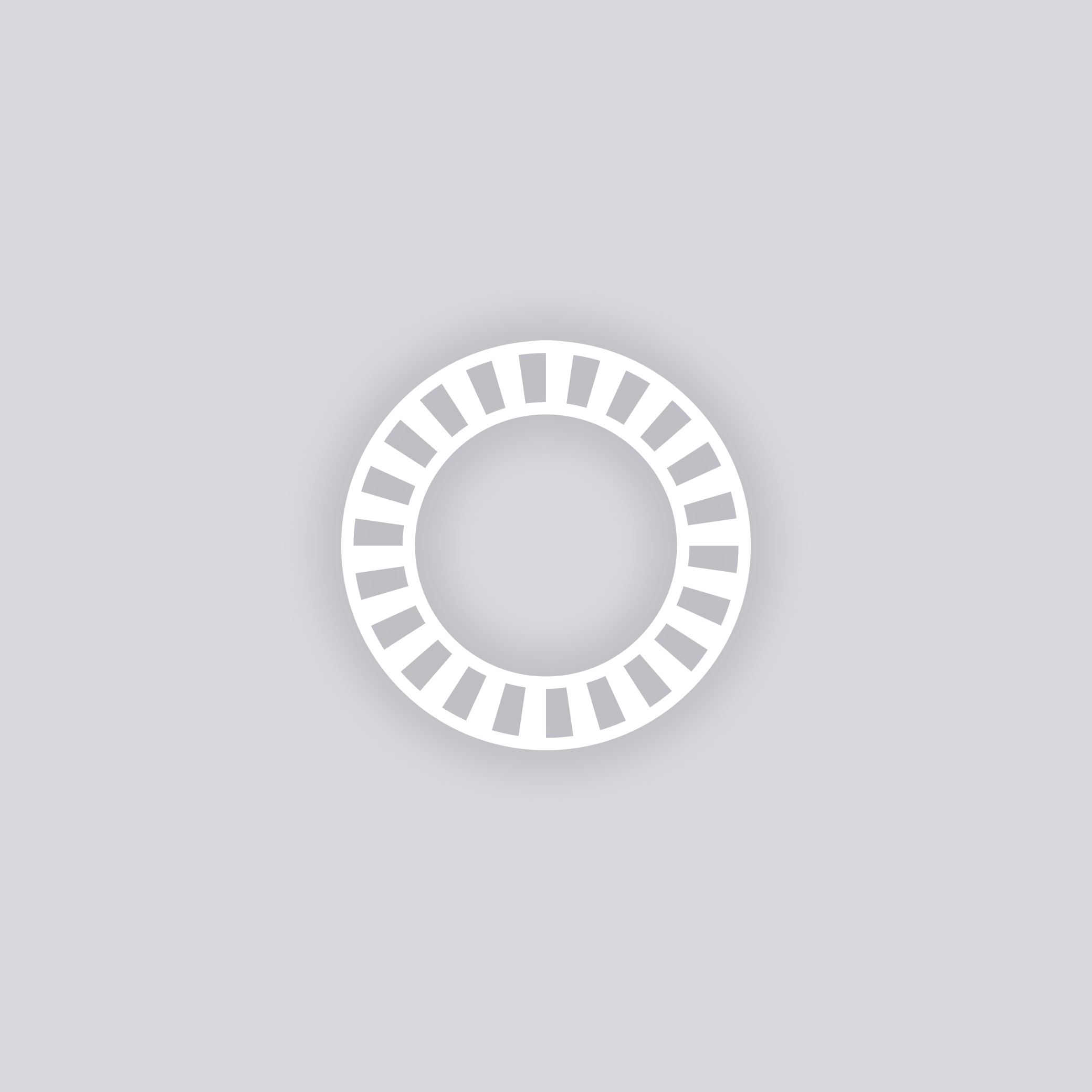 Radiant Circle Rim Clay Stencil