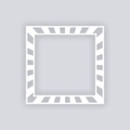 Radiant Square Rim Clay Stencil