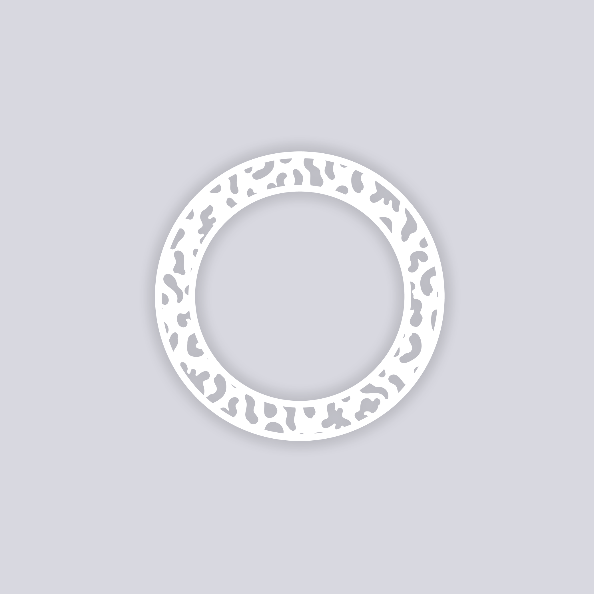 Morph Circle Rim Clay Stencil