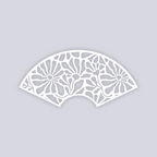 Abstract Floral Cups + Cones Clay Stencil