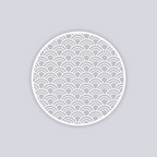 Arches Circle Clay Stencil