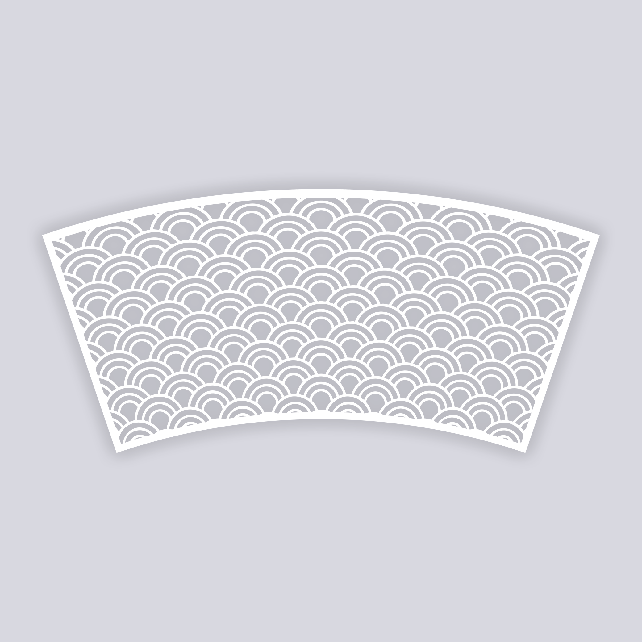 Arches Cups + Cones Clay Stencil