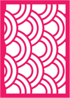 Arches Rectangle Face Clay Stencil