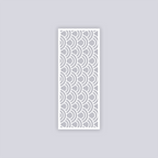 Arches Rectangle Face Clay Stencil