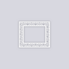 Arches Rectangle Rim Clay Stencil