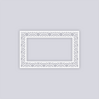 Arches Rectangle Rim Clay Stencil