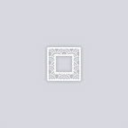 Arches Square Rim Clay Stencil