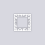 Arches Square Rim Clay Stencil