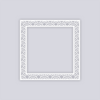 Arches Square Rim Clay Stencil