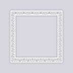 Arches Square Rim Clay Stencil