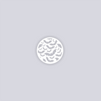 Bats Circle Clay Stencil