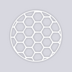 Beehive Circle Clay Stencil