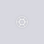 Beehive Circle Rim Clay Stencil