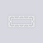 Beehive Rectangle Rim Clay Stencil