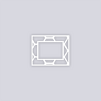 Beehive Rectangle Rim Clay Stencil