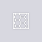 Beehive Square Clay Stencil