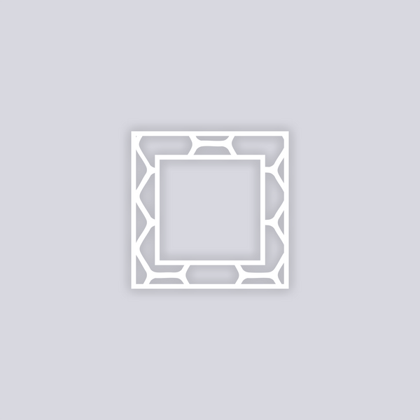 Beehive Square Rim Clay Stencil