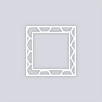 Beehive Square Rim Clay Stencil