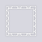 Beehive Square Rim Clay Stencil