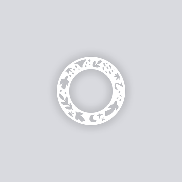Birds of Matisse Circle Rim Clay Stencil