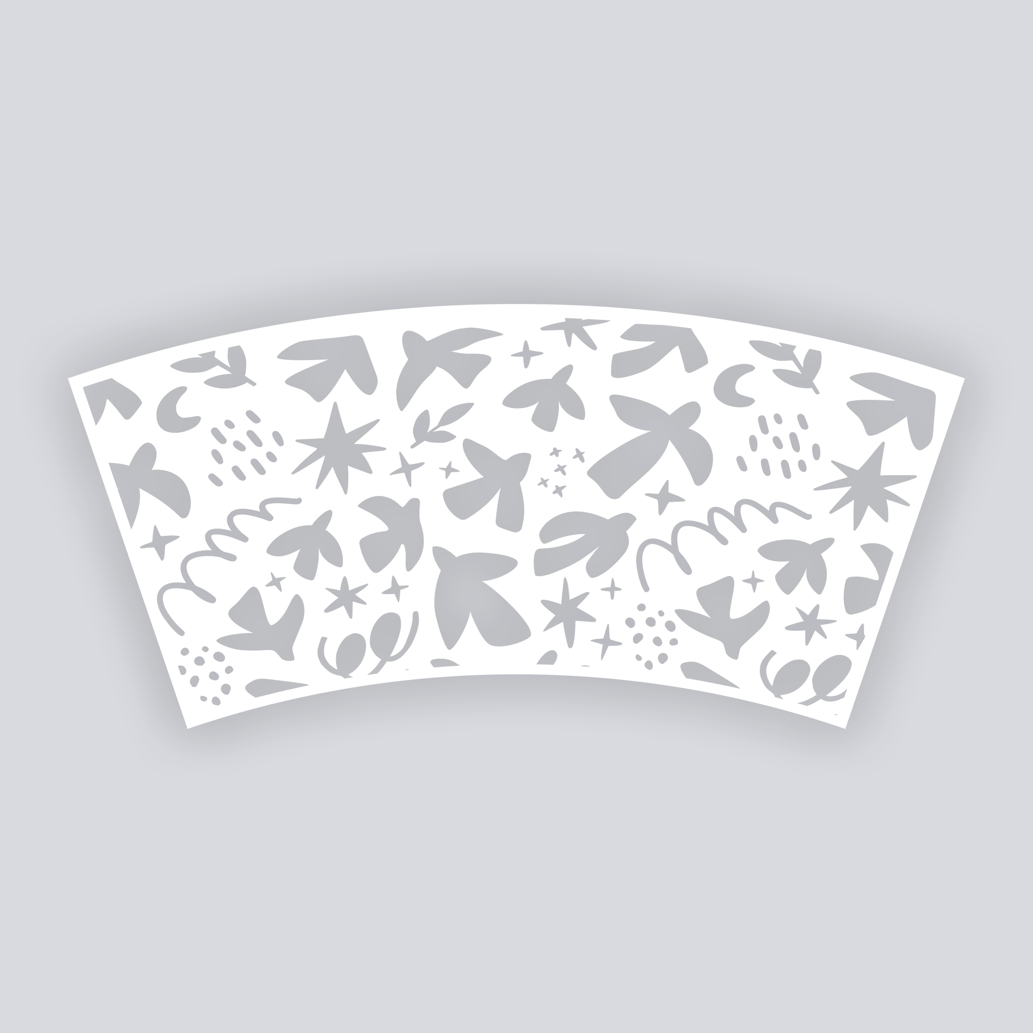 Birds of Matisse Cups + Cones Clay Stencil