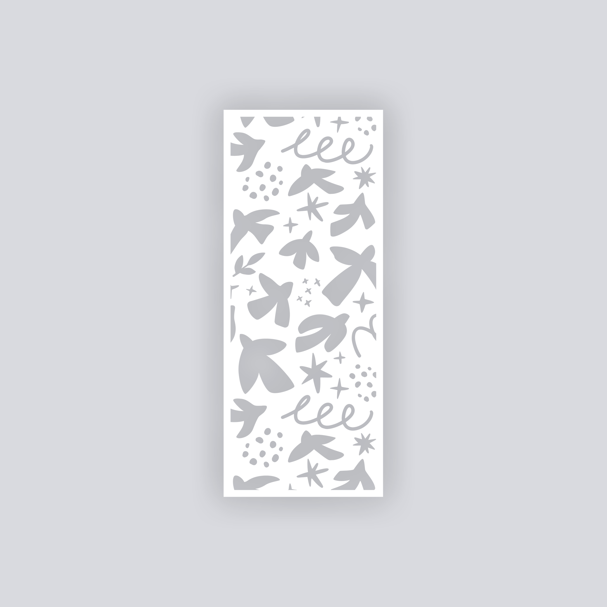 Birds of Matisse Rectangle Face Clay Stencil