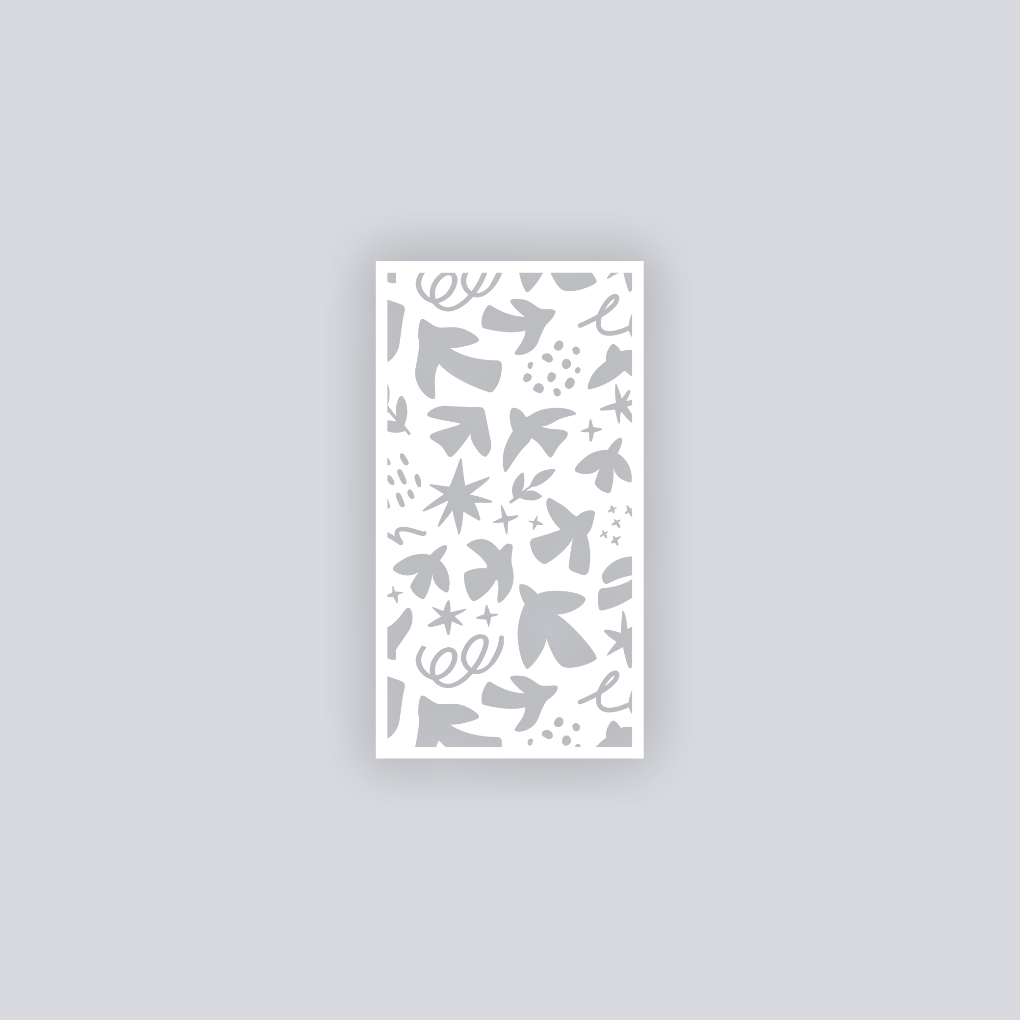 Birds of Matisse Rectangle Face Clay Stencil