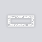 Birds of Matisse Rectangle Rim Clay Stencil