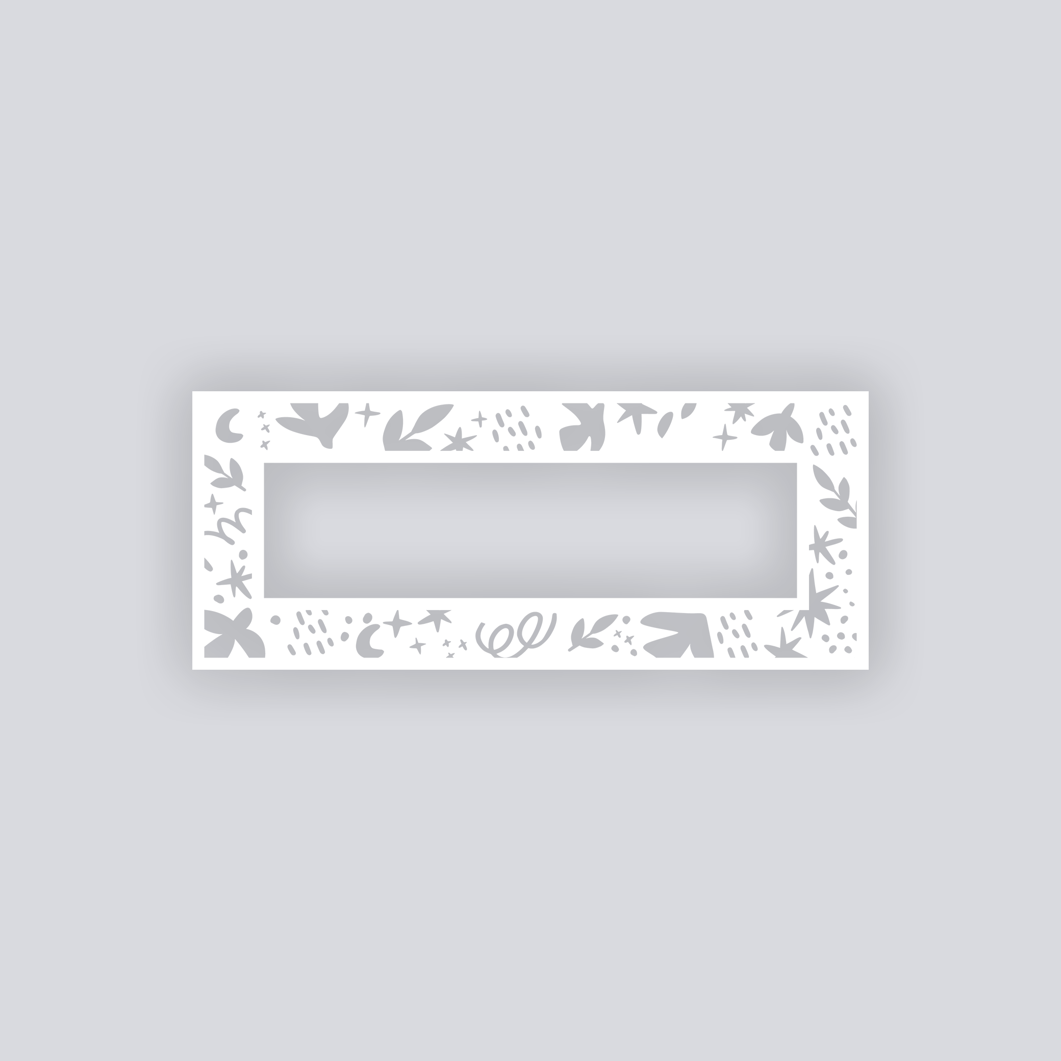 Birds of Matisse Rectangle Rim Clay Stencil