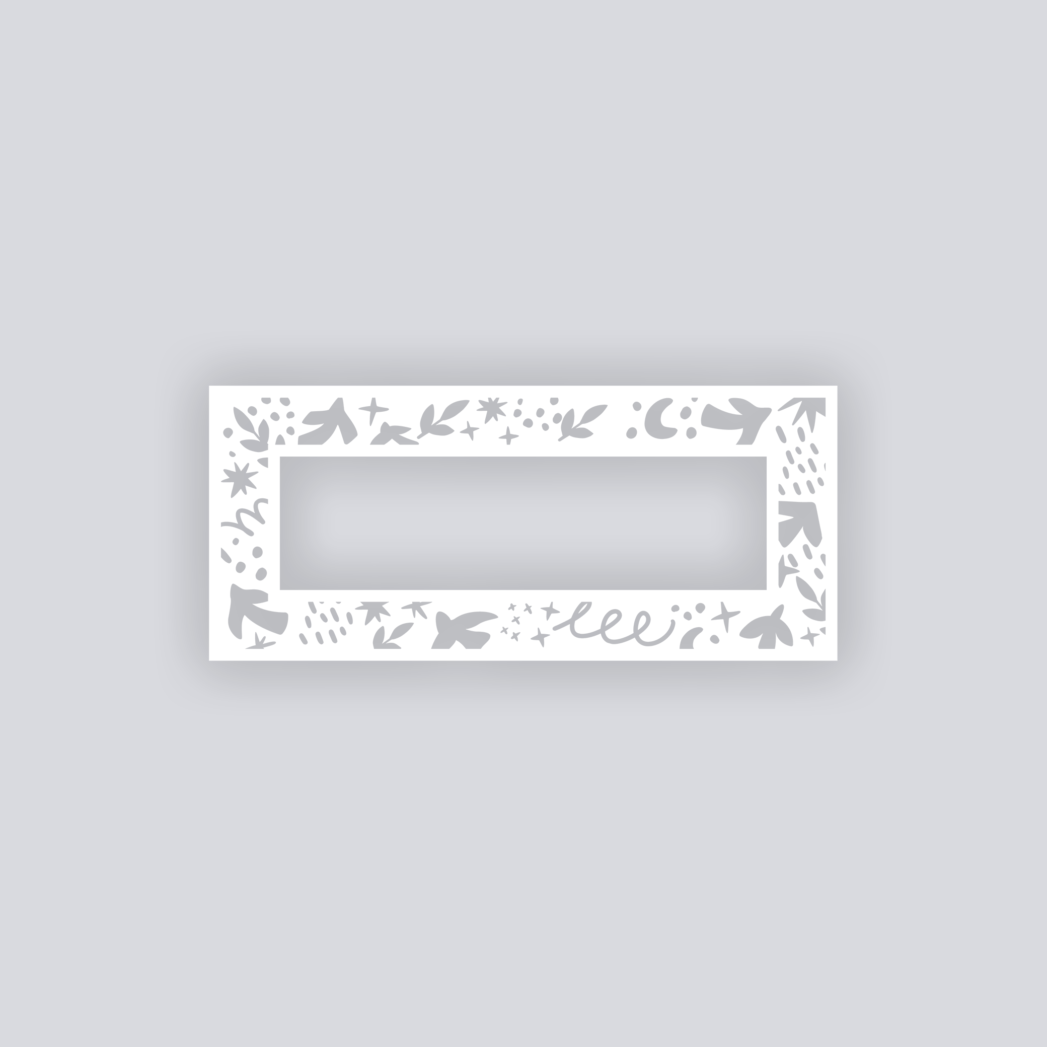 Birds of Matisse Rectangle Rim Clay Stencil