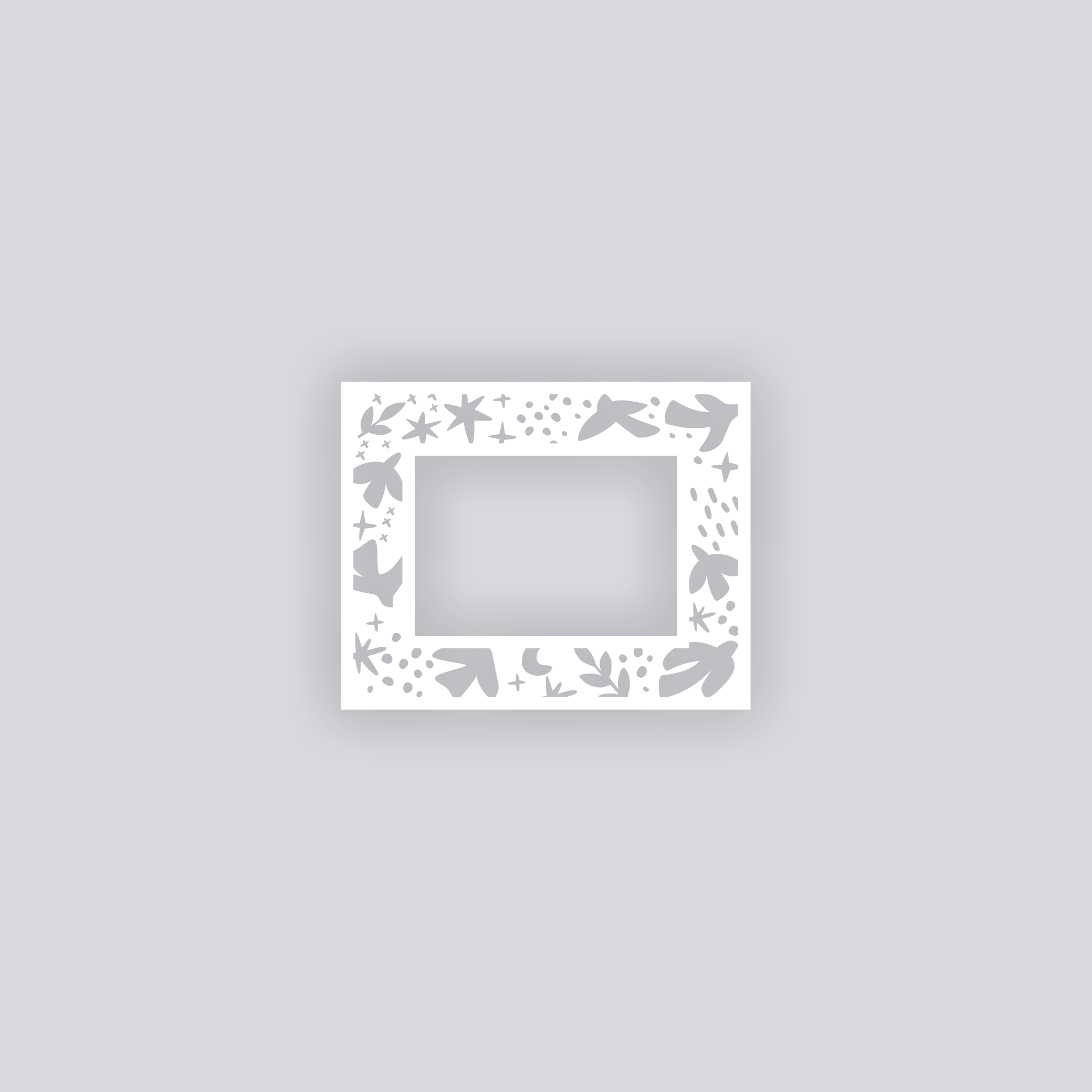 Birds of Matisse Rectangle Rim Clay Stencil