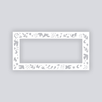 Birds of Matisse Rectangle Rim Clay Stencil