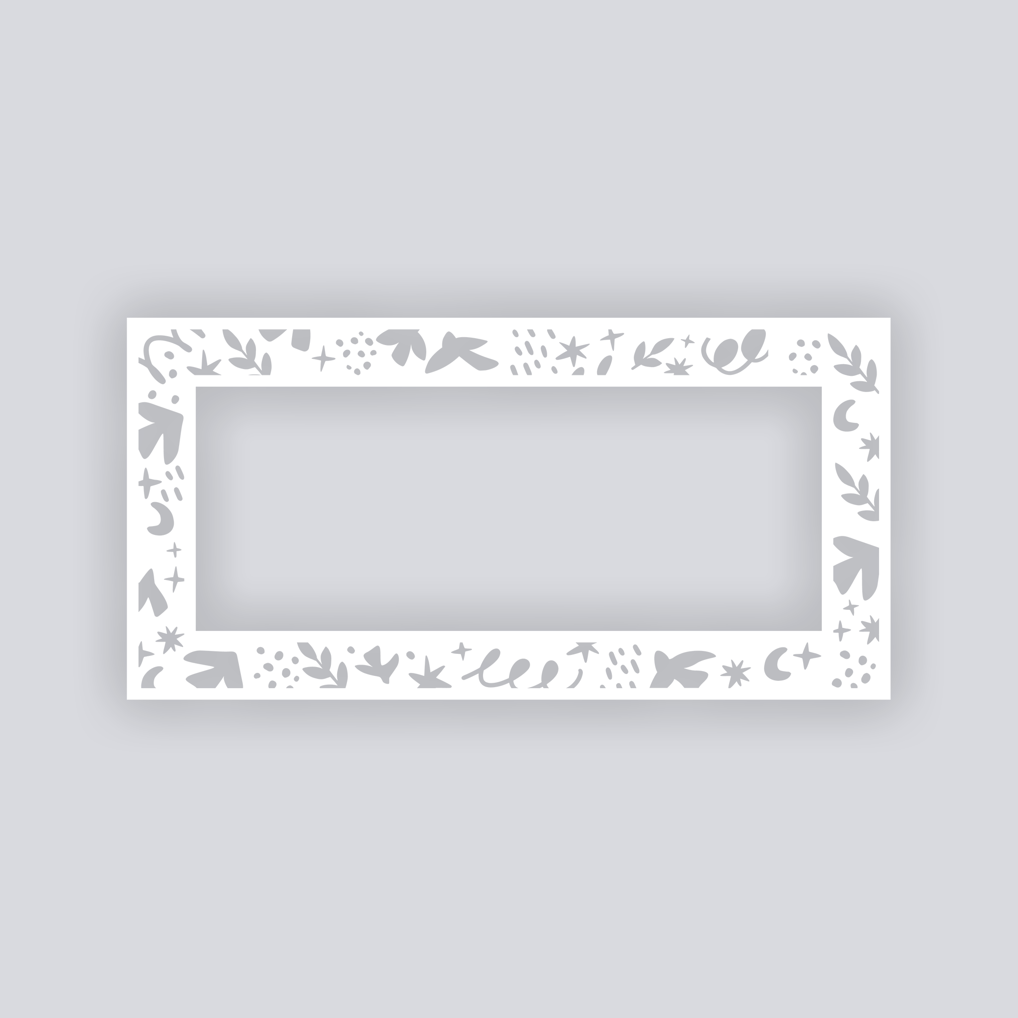Birds of Matisse Rectangle Rim Clay Stencil