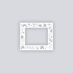 Birds of Matisse Rectangle Rim Clay Stencil