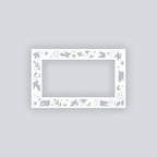 Birds of Matisse Rectangle Rim Clay Stencil