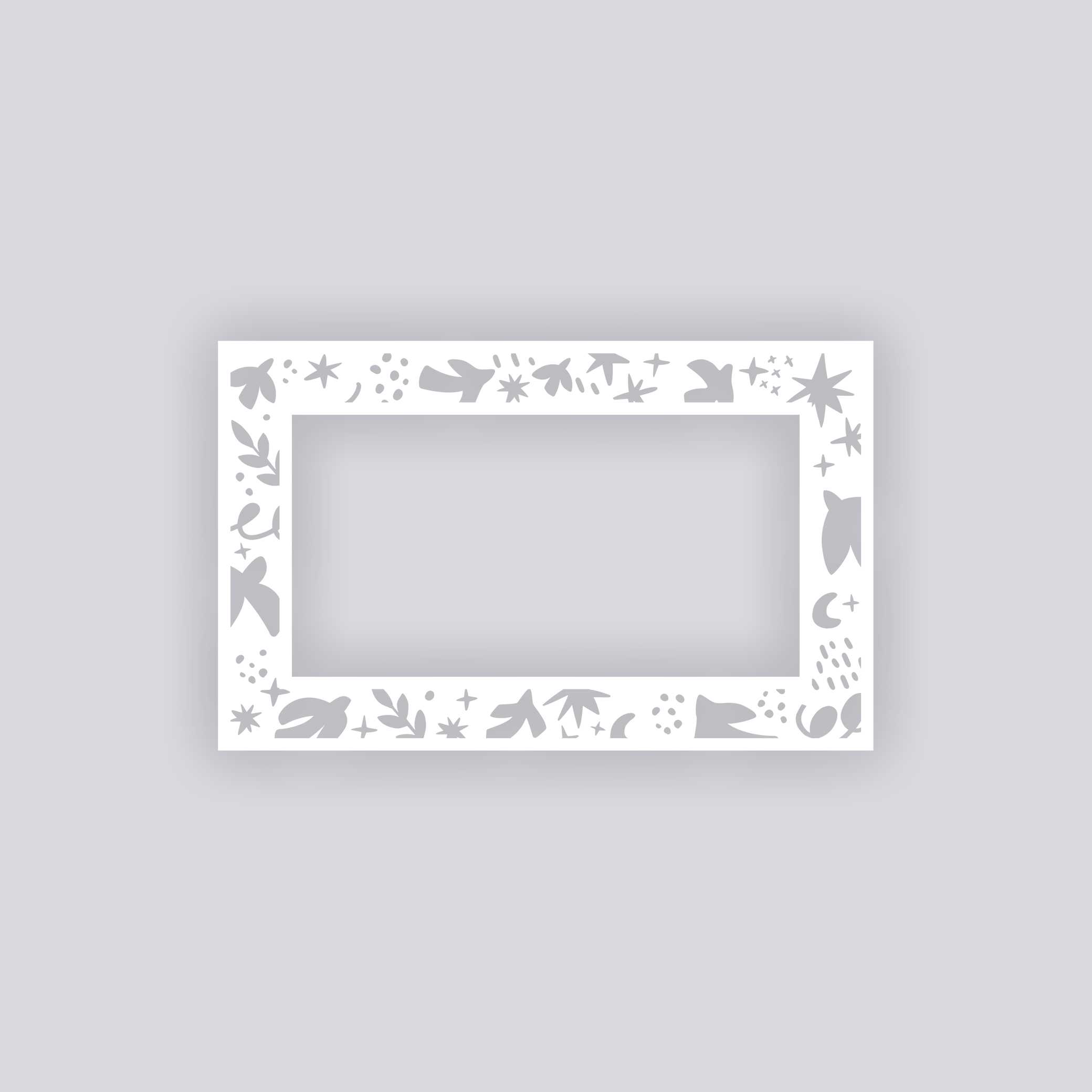 Birds of Matisse Rectangle Rim Clay Stencil