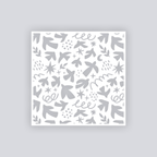 Birds of Matisse Square Clay Stencil