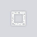 Birds of Matisse Square Rim Clay Stencil